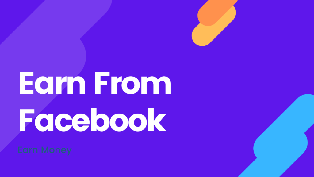 earn from facebook